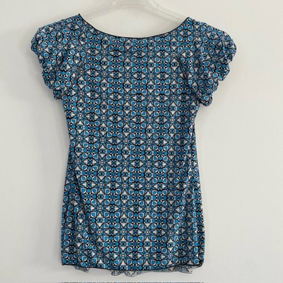 Max Studio Women's MOD Geometric Top - Small, NWT - Picture 3 of 14